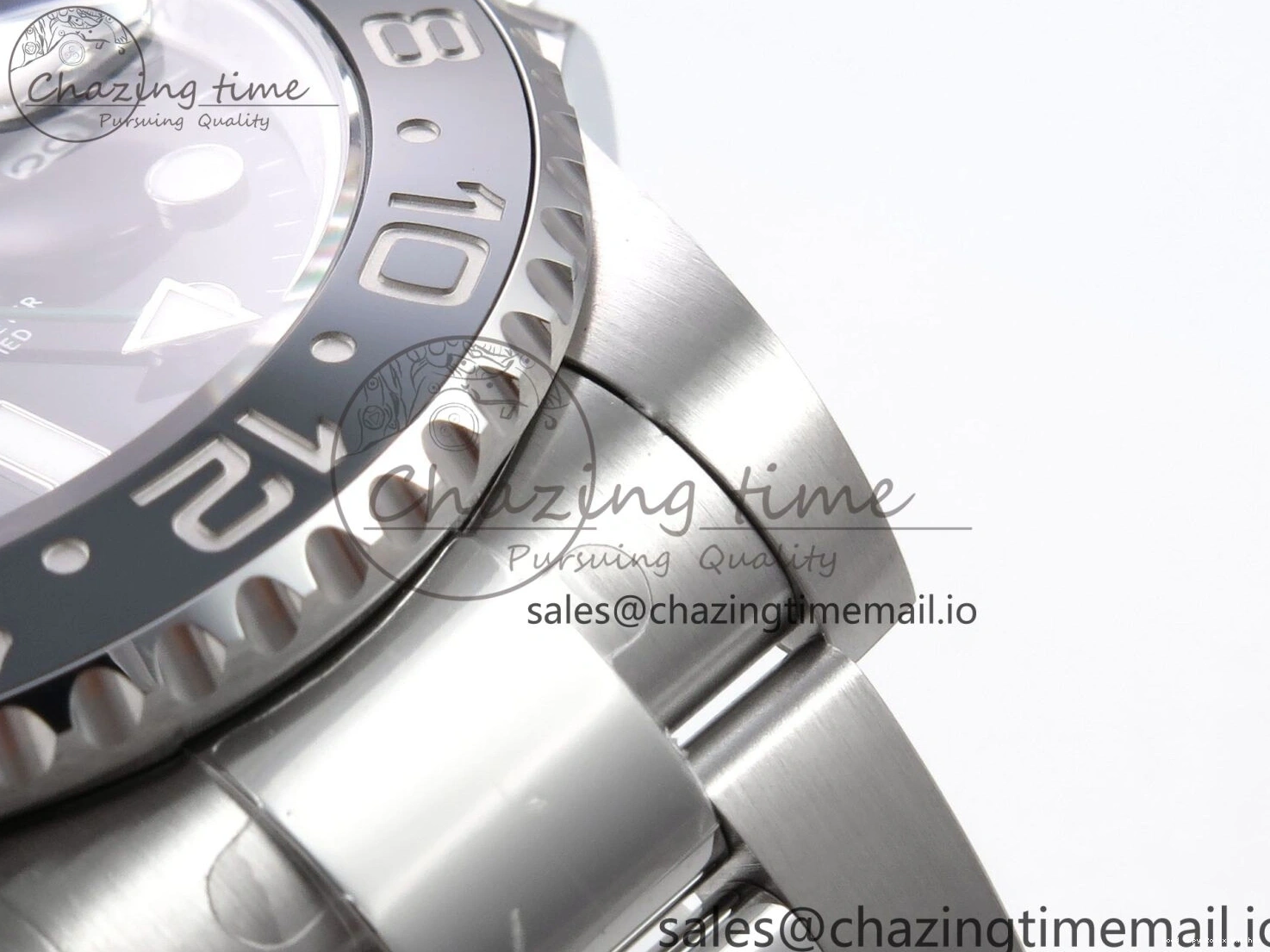 Good Copy Rolex Watches GMT-Master Bracelet Best Practical SH3285 CHS II Oyster GRNR 1019 EF on 904L 1:1 Edition 126710 1223